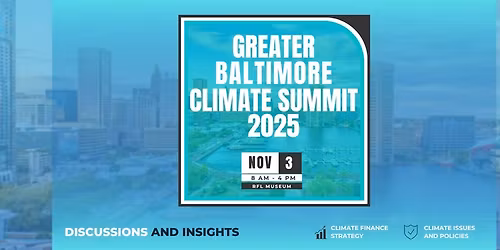 Greater Baltimore Climate Summit