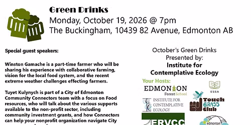 Green Drinks October 2026