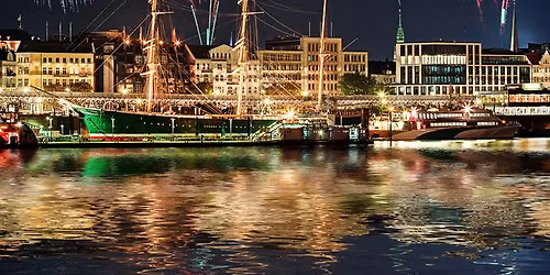 Silvesterfeier auf der Rickmer Rickmers