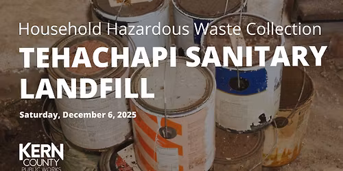 Household Hazardous Waste Collection Event: Tehachapi