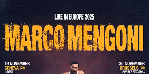 Marco Mengoni: Live in Europe 2025 Frankfurt