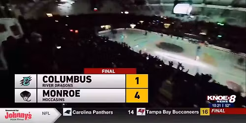 Monroe Moccasins vs. Columbus River Dragons