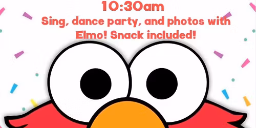 Elmo LIVE at Little Town Play!