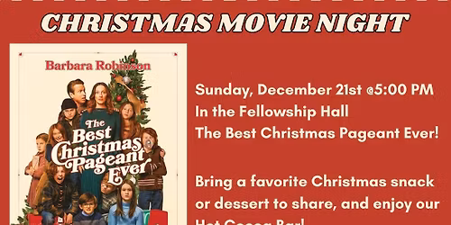 Christmas movie night