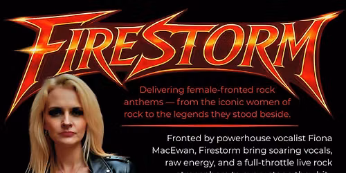 FIRESTORM at The Dreadnought Bathgate