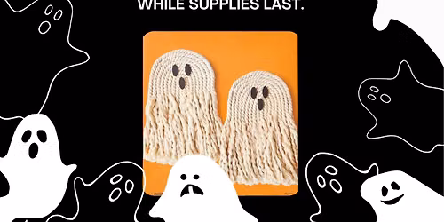 Spooky Cute Rope Ghosts