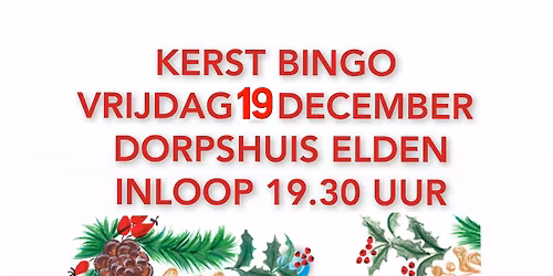 Marskoppen Kerst Bingo
