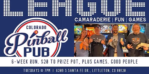 Littleton's Fall Pinball League at Colorado Pinball Pub Littleton