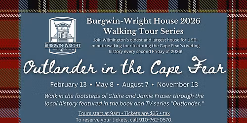 Outlander in the Cape Fear Walking Tour