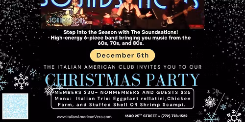 The IACA is celebrating Christmas with the Soundsations!
