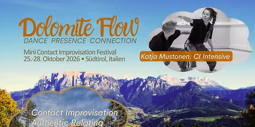 Dolomite Flow - Contact Improv Festival — Haus der Familie