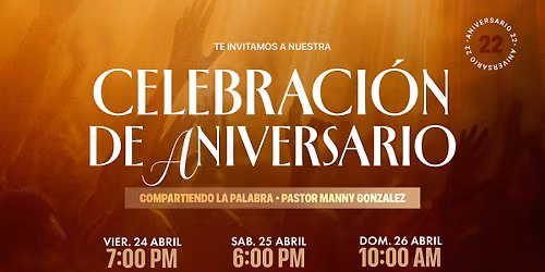 Celebraci\u00f3n de Aniversario | Camino de Gracia Ministries