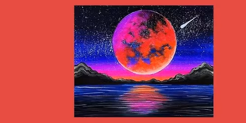 Paint and Sip Majestic Moonlight