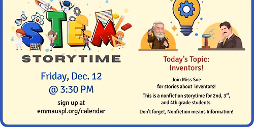 STEM Storytime: Inventors!