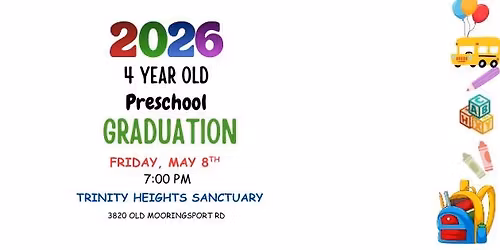 2026 4 Year Old Pre - K Graduation Program