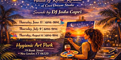 Summer Sip & Paint Series August
