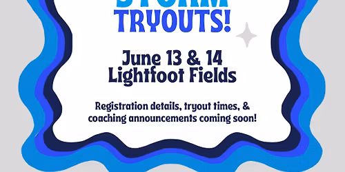 Storm Travel Soccer Tryouts 2026
