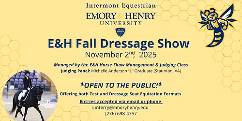 E&H Fall Dressage Show