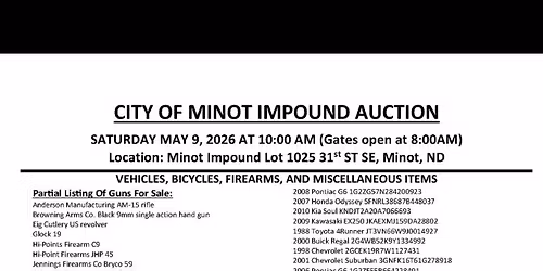 City of Minot Impound auction