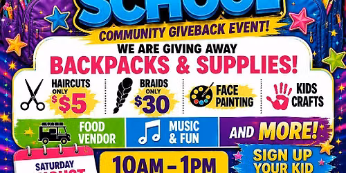 9th Annual Back To School