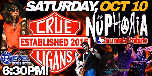 Motley Crue Tribute - Crueligans & N\u00fcphoria - Nu Metal Tribute