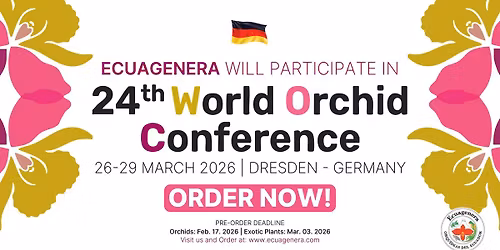 Ecuagenera will participate in 24th World Orchid Conference