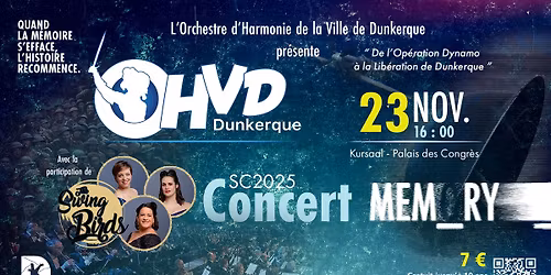 Concert de Sainte C\u00e9cile de l'Orchestre d'Harmonie de la Ville de Dunkerque > Kursaal de Dunkerque