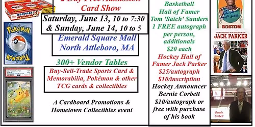 New England's Biggest Free Admission Card Show