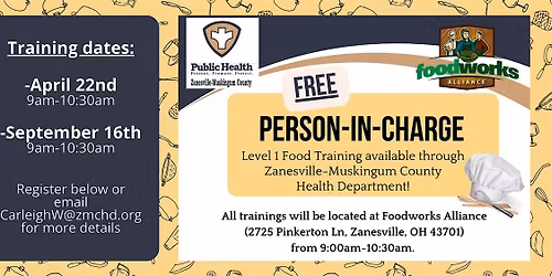 FREE Level 1 Food Safety Training