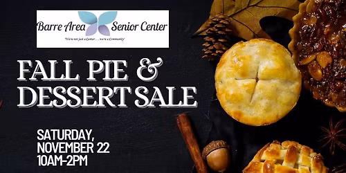 Annual Thanksgiving Pie & Dessert Sale