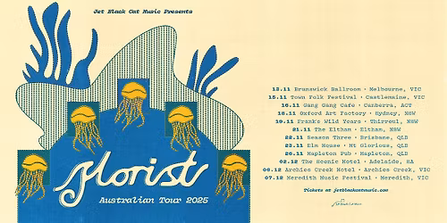 FLORIST (USA) @ Brunswick Ballroom (Naarm\/Melbourne, VIC)