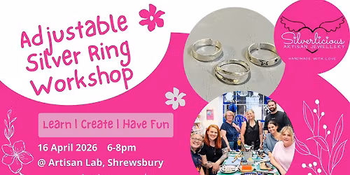 Adjustable Silver Ring Jewellery Making Workshop