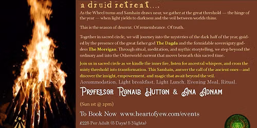 Samhain 2026 - A Druid Retreat
