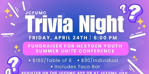 NextGen Trivia Night Fundraiser