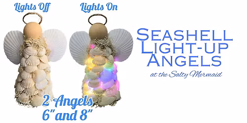 Light Up Seashell Angels