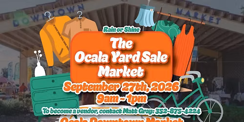 The Ocala Yard Sale Market September! 