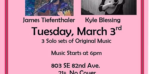 Songwriter Showcase @ The Covert Caf\u00e9 3.3.26