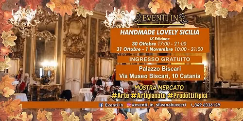 HANDMADE LOVELY SICILIA PALAZZO BISCARI 2026