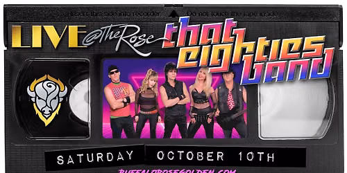 That Eighties Band - The Best 80s band around LIVE at The Rose