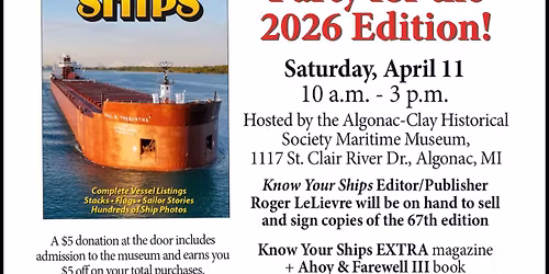 \u201cKnow Your Ships\u201d with. Roger LeLievre