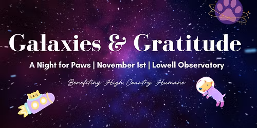 Galaxies & Gratitude: Fall Fundraising Event