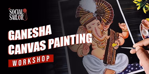 Ganesh Canvas Painting - Kolkata