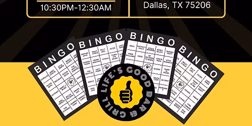 Music Bingo at Life's Good Bar & Grill