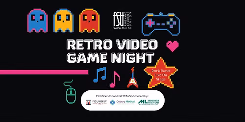 Retro Video Game Night