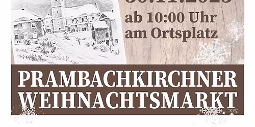 Prambachkirchner Weihnachtsmarkt 2025