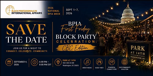 BPIA Week September First Friday Block Party Celebration: CBC Edition