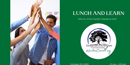 Lunch & Learn #4 for CFCC Funds Intro to AI
