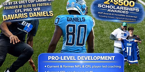 The 3rd Annual ELITE 80 Football Development Camp