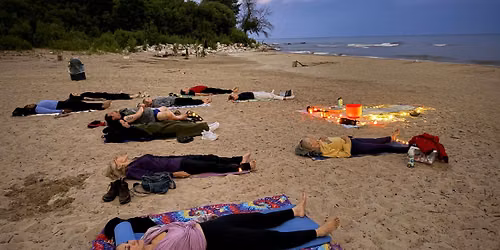 Full Moon Yoga @ Bradford Beach with Partial Eclipse* | Outdoor Yoga