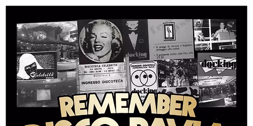 Remember Disco Pavia 